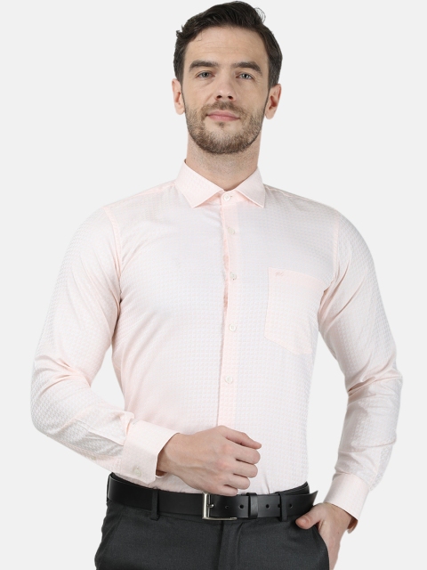 Monte Carlo Men Orange Regular Fit Solid Casual Shirt