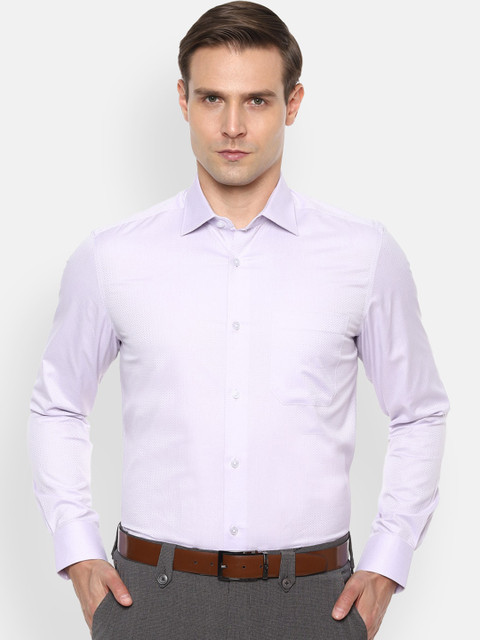 Louis Philippe Gods & Kings Men Lavender Regular Fit Self Design Cotton Formal Shirt
Louis Philippe Gods & Kings Men Lavender Regular Fit Self Design Cotton Formal Shirt