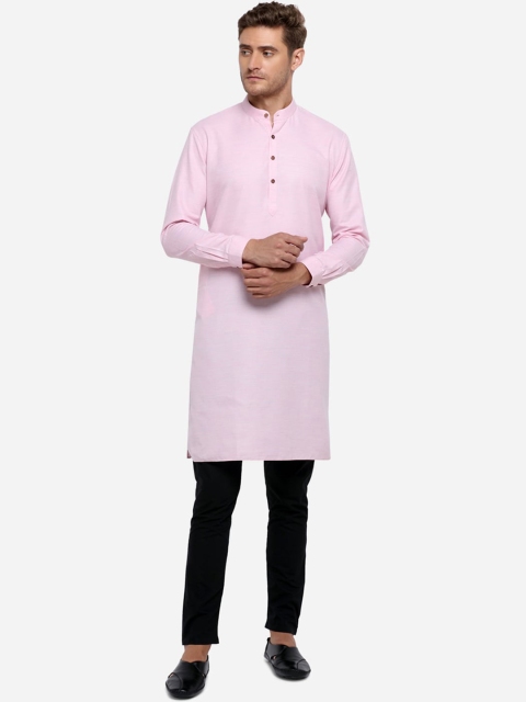 Modi Kurta Men Pink Kurtas