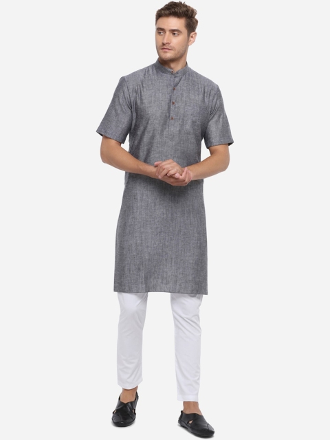 Modi Kurta Men Grey Kurtas