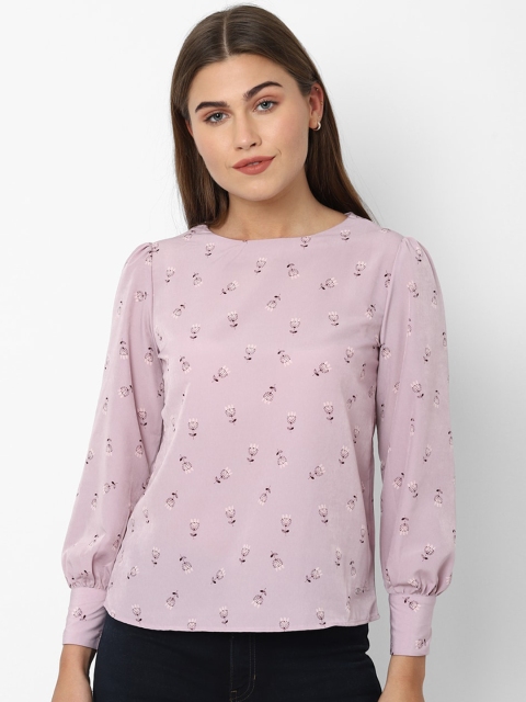 Allen Solly Woman Women Lavender Regular Top