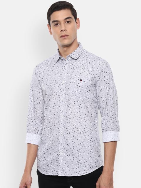 Louis Philippe Jeans Men Grey & Black Super Slim Fit Floral & Chevron Print Cotton Shirt
Louis Philippe Jeans Men Grey & Black Super Slim Fit Floral & Chevron Print Cotton Shirt