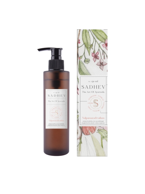 Sadhev Brightening Nalpamaradi Tailam 150 ml, Brown