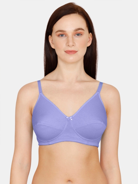 Rosaline by Zivame Purple Everyday Bra - Medium Coverage