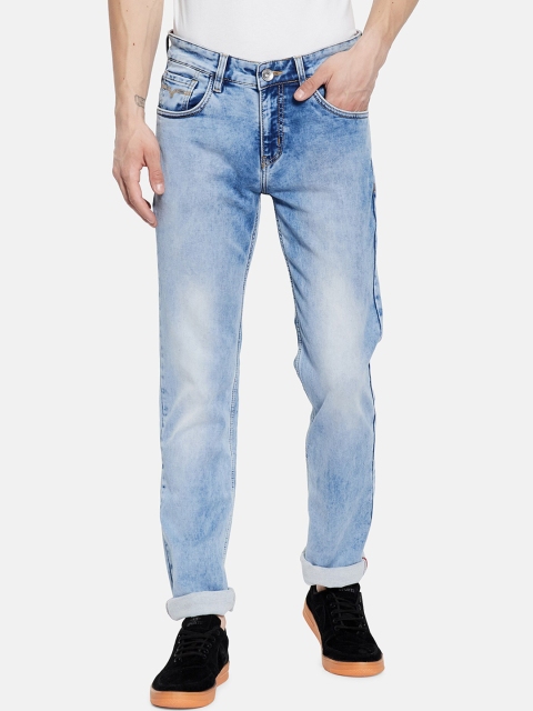Octave Men Blue Heavy Fade Jeans