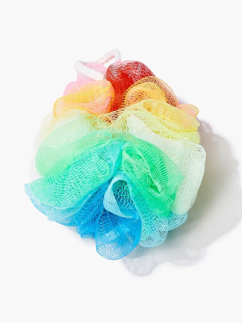 FOREVER 21 Women Multicoloured Rainbow Loofah, Multi
