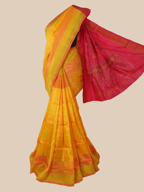 Pothys Yellow Zari Pure Silk Saree
Pothys Yellow Zari Pure Silk Saree
