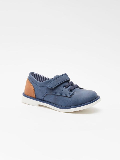 shoexpress Boys Blue PU Derbys