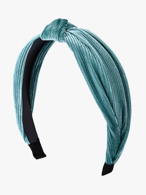 BuckleUp Women Green & Black Hairband