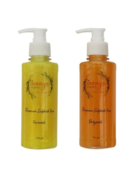 Inaaya Organics Yellow Meadow Organic Face Wash & Coffee Scrub Body Wash 500ml, Multi
Inaaya Organics Yellow Meadow Organic Face Wash & Coffee Scrub Body Wash 500ml, Multi