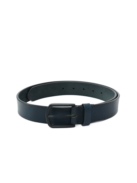 Aditi Wasan Men Navy Blue Leather Belt