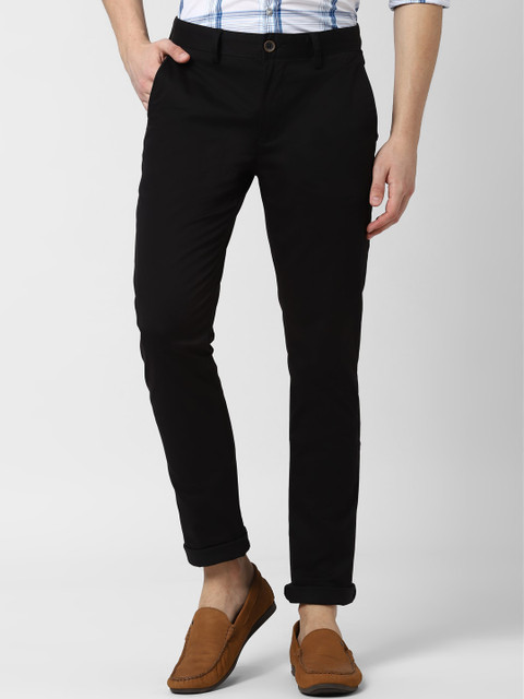 Peter England Casuals Men Black Skinny Fit Regular Trousers
Peter England Casuals Men Black Skinny Fit Regular Trousers