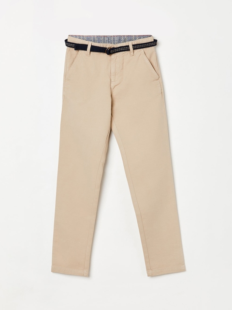 Bossini Girls Beige Regular Trousers