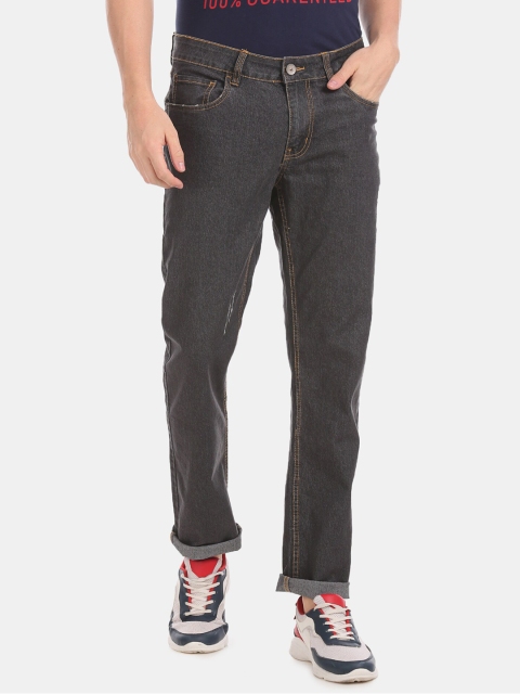 Newport Men Charcoal Stretchable Jeans