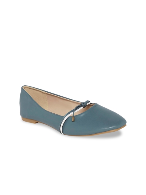 Forever Glam by Pantaloons Women Blue Ballerinas Flats