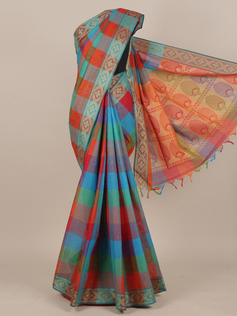 Pothys Multi Checked Pure Cotton Saree
Pothys Multi Checked Pure Cotton Saree