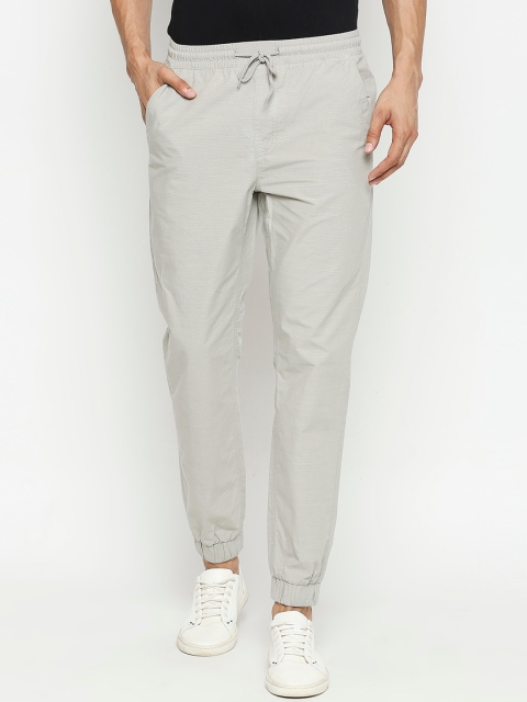 Urban Ranger by pantaloons Men Grey Slim Fit Joggers Trousers