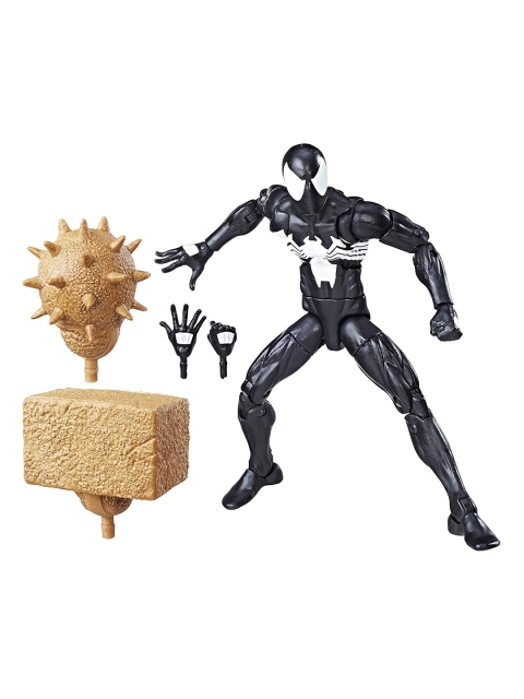 Marvel Boys Black & Beige Symbiote Spiderman Action Figure
