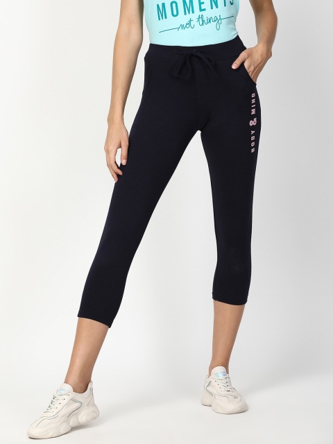 V2 Value & Variety Women Navy Blue Capris