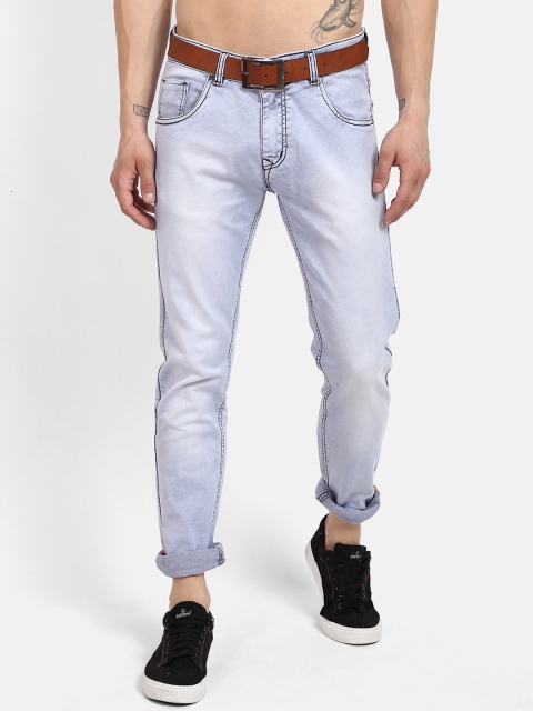 V2 Value & Variety Men Blue Heavy Fade Jeans