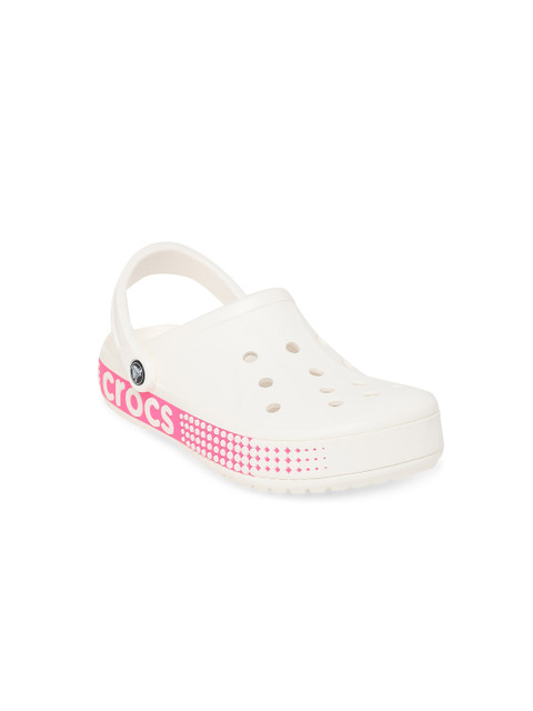 Crocs Bayaband Unisex White Pink Clogs Sandals 
Crocs Bayaband Unisex White Pink Clogs Sandals