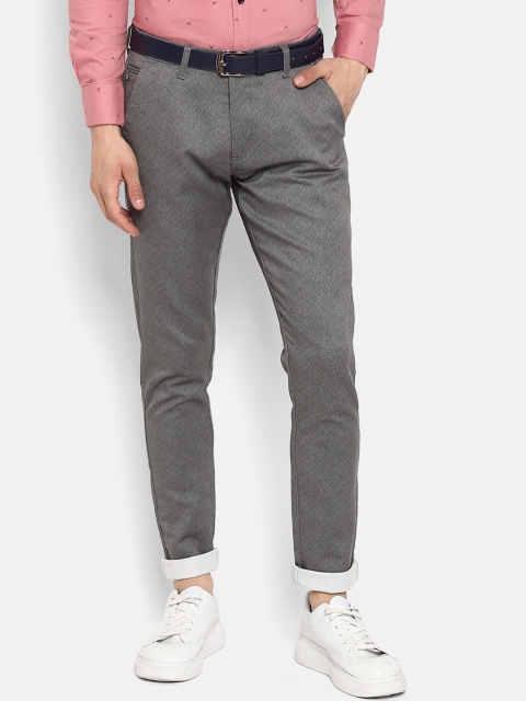 V2 Value & Variety Men Grey Regular Fit Chinos