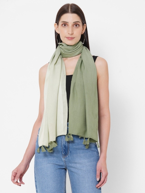 Get Wrapped Women Green Scarf