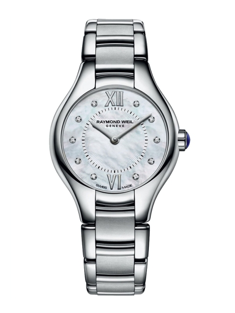 Raymond Weil Women Blue Embellished Dial & Silver Toned Stainless Steel Bracelet Style Straps Analogue Watch
Raymond Weil Women Blue Embellished Dial & Silver Toned Stainless Steel Bracelet Style Straps Analogue Watch