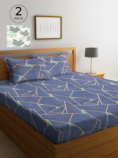 KLOTTHE Multicolor Geometric 210 TC Poly Cotton 2 King Size Double Bed Sheet Set, Multi
KLOTTHE Multicolor Geometric 210 TC Poly Cotton 2 King Size Double Bed Sheet Set, Multi