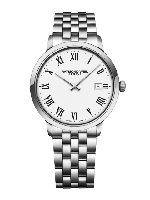 Raymond Weil Men Silver-Toned Dial & Silver Toned Stainless Steel Bracelet Style Straps Analogue Watch
Raymond Weil Men Silver-Toned Dial & Silver Toned Stainless Steel Bracelet Style Straps Analogue Watch