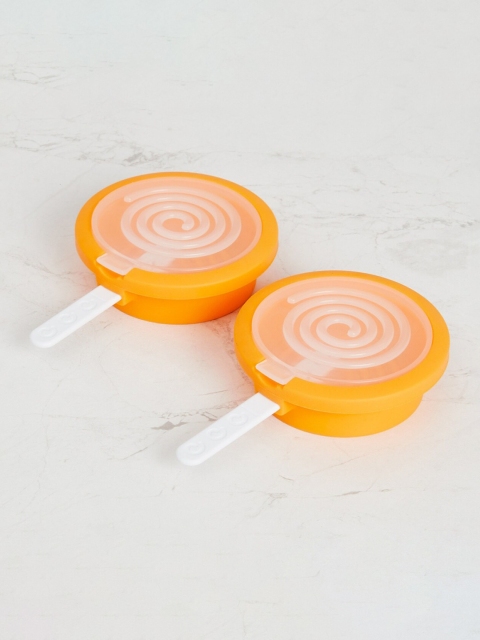 Home Centre Set of 2 Transparent & Yellow Solid Plastic Creston-Monacco Popsicle Mold
Home Centre Set of 2 Transparent & Yellow Solid Plastic Creston-Monacco Popsicle Mold