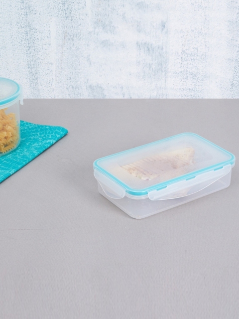 Home Centre Unisex Transparent & Blue Palestine Rectangular BPA-Free Plastic Container 800ml
Home Centre Unisex Transparent & Blue Palestine Rectangular BPA-Free Plastic Container 800ml