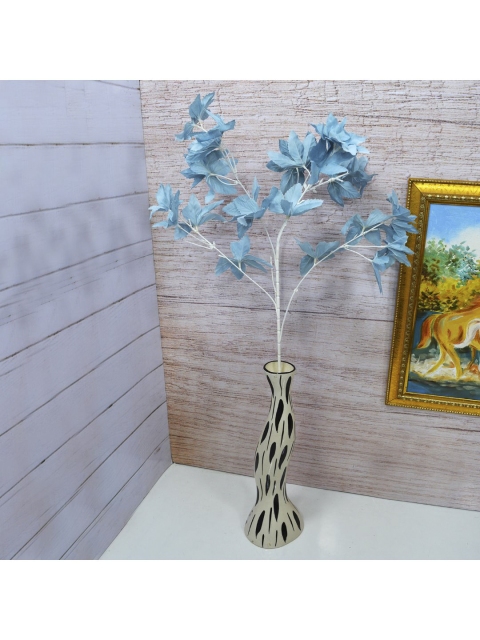fancy mart Set Of 2 Blue Artificial Mapple Sticks without Pot