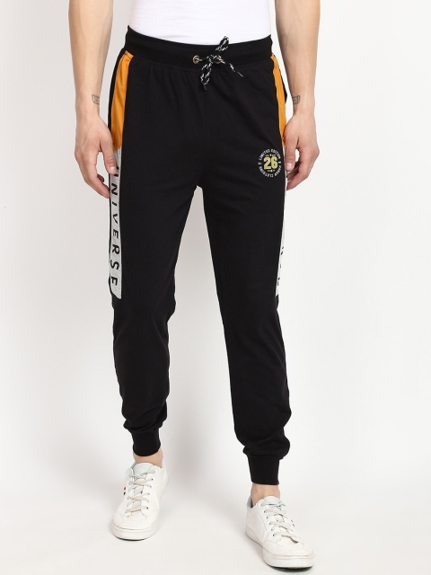 V2 Value & Variety Men Black Cotton Joggers