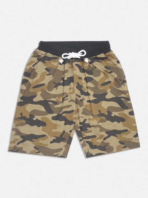 Lil Tomatoes Boys Beige & Olive Green Camouflage Printed Cotton Regular Shorts With Pen
Lil Tomatoes Boys Beige & Olive Green Camouflage Printed Cotton Regular Shorts With Pen