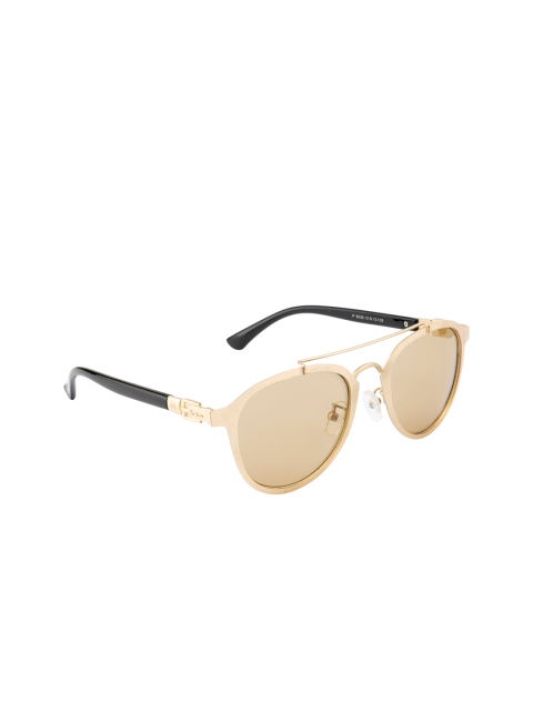 Ted Smith Unisex Brown Lens & Gold-Toned Sunglasses UV Protected Lens TS-N8038_GLD/BRN
Ted Smith Unisex Brown Lens & Gold-Toned Sunglasses UV Protected Lens TS-N8038_GLD/BRN