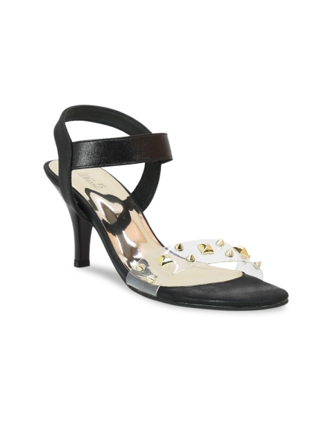 Inc 5 Black Embellished Slim Heeled Sandals