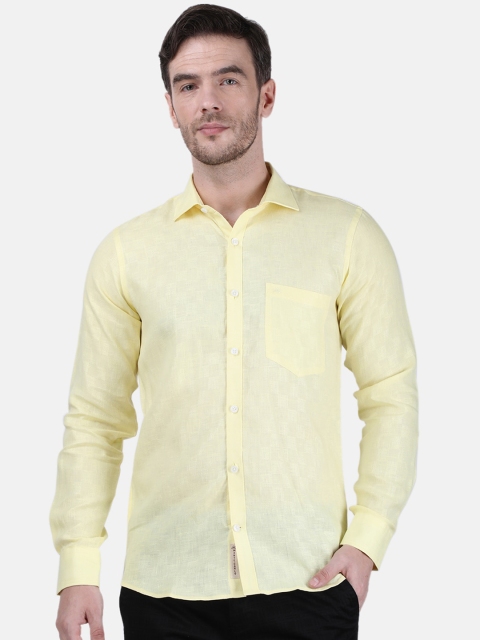 Monte Carlo Men Yellow Casual Shirt