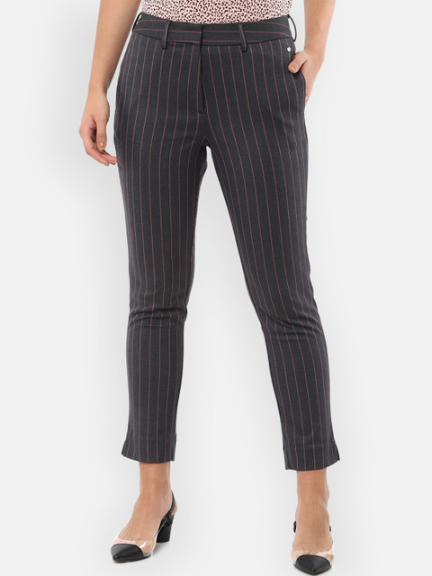 Van Heusen Woman Women Grey Striped Slim Fit Regular Trousers Regular Trousers Regular Trousers
Van Heusen Woman Women Grey Striped Slim Fit Regular Trousers Regular Trousers Regular Trousers