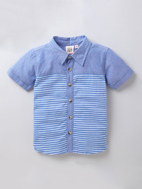 Ed-a-Mamma Boys Blue Premium Multi Stripes Striped Pure Cotton Sustainable Casual Shirt
Ed-a-Mamma Boys Blue Premium Multi Stripes Striped Pure Cotton Sustainable Casual Shirt