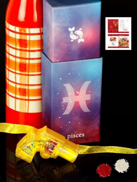 PASSION PETALS Boys Gift Set Pencil Box With Kids Sharpener Rakhi ,roli chawal, rakhi card, Yellow
PASSION PETALS Boys Gift Set Pencil Box With Kids Sharpener Rakhi ,roli chawal, rakhi card, Yellow