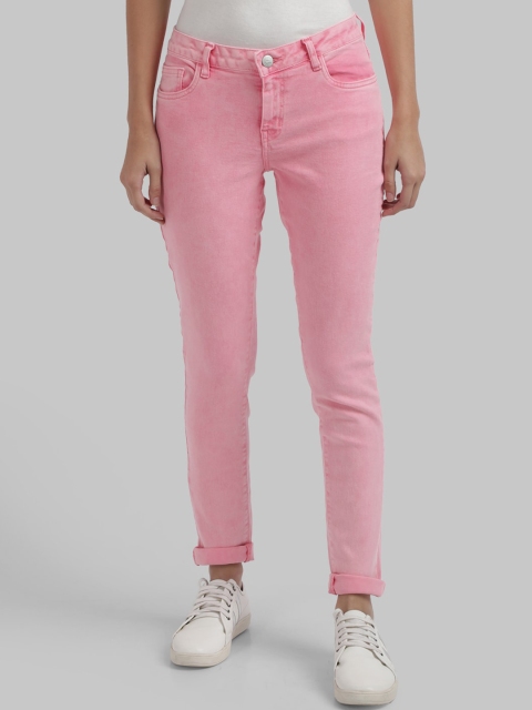 Parx Women Pink Skinny Fit Jeans