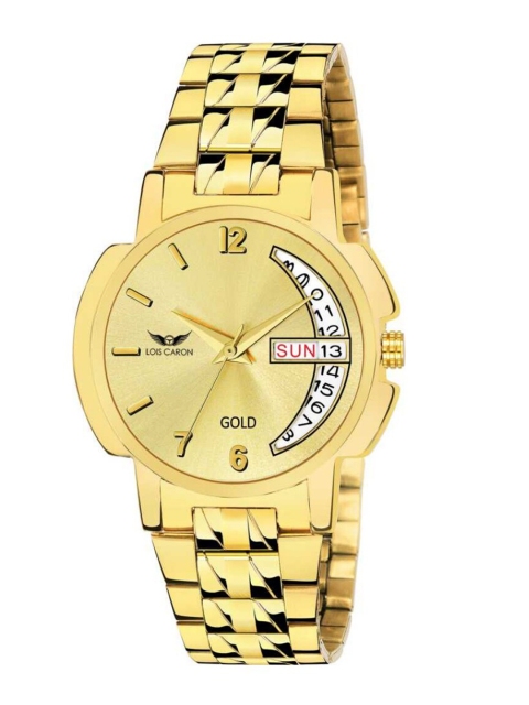 LOIS CARON Women Gold-Toned Dial & Gold-Plated Stainless Steel Analogue Watch MLC-8622
LOIS CARON Women Gold-Toned Dial & Gold-Plated Stainless Steel Analogue Watch MLC-8622