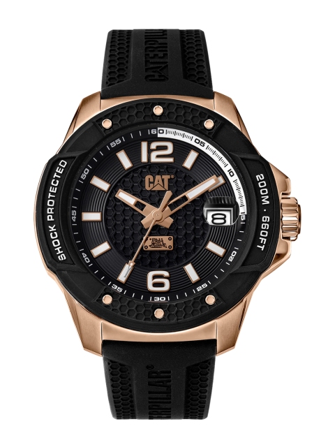 CAT Men Black SHOCKMASTER EVO Analogue Multi Function Watch SJ.191.21.139