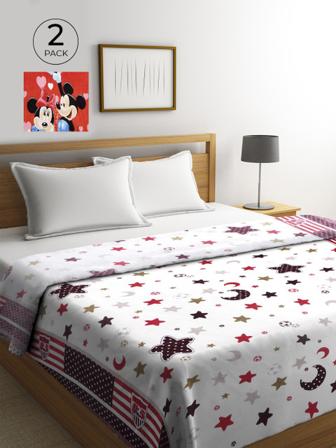 KLOTTHE Red & White Set of 2 Cartoon Characters AC Room 300 GSM Double Bed Comforter
KLOTTHE Red & White Set of 2 Cartoon Characters AC Room 300 GSM Double Bed Comforter