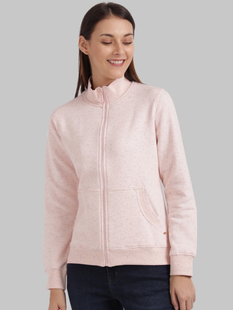 Parx Women Pink Solid Sweatshirt