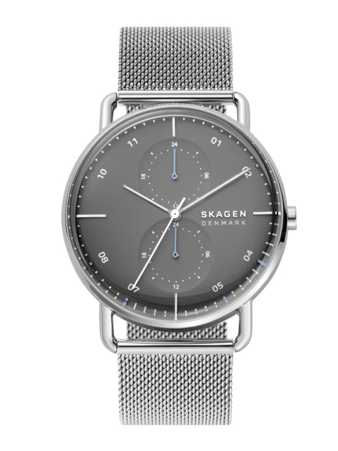 SKAGEN Men Silver-Toned Analogue Watch SKW6737-Silver