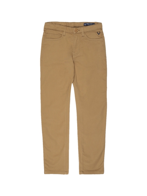 Allen Solly Junior Boys Brown Slim Fit Regular Trousers