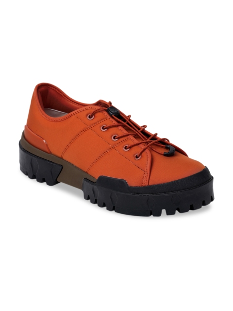Onitsuka Tiger Unisex Orange Colourblocked Trekking Shoes