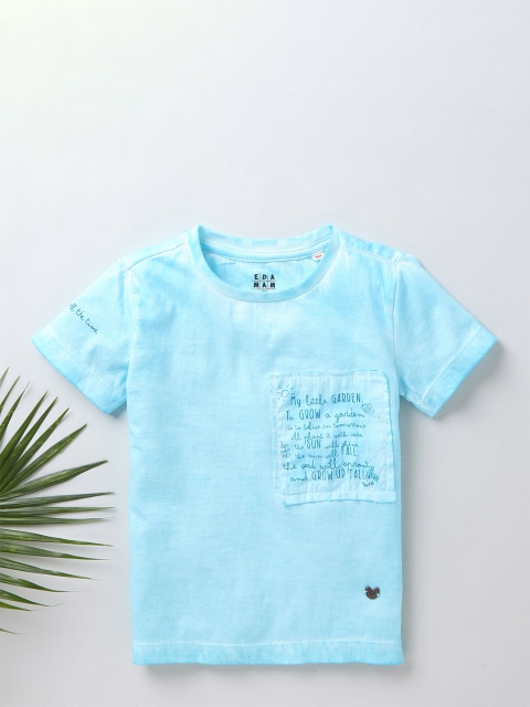 Ed-a-Mamma Boys Blue Typography Printed Pure Cotton Sustainable Pure Cotton T-shirt
Ed-a-Mamma Boys Blue Typography Printed Pure Cotton Sustainable Pure Cotton T-shirt